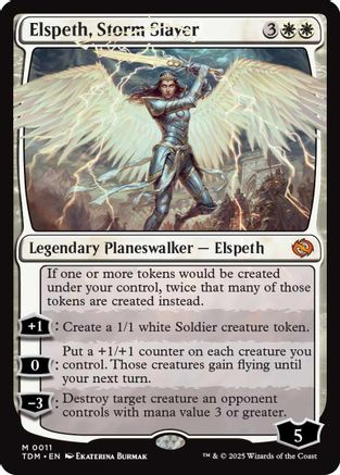 Elspeth, Storm Slayer (TDM-011) - Tarkir: Dragonstorm [Mythic]