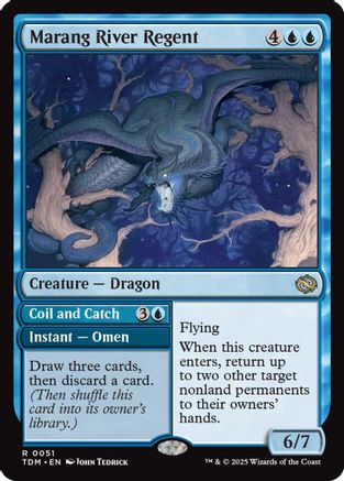 Marang River Regent (TDM-051) - Tarkir: Dragonstorm [Rare]