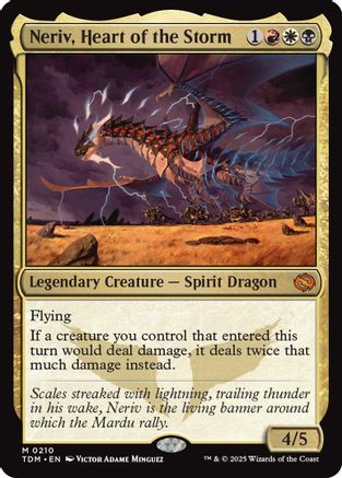 Neriv, Heart of the Storm (TDM-210) - Tarkir: Dragonstorm [Mythic]