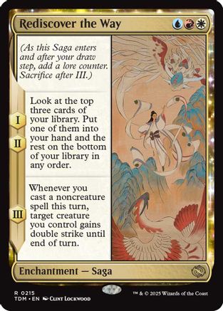 Rediscover the Way (TDM-215) - Tarkir: Dragonstorm Foil [Rare]
