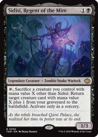 Sidisi, Regent of the Mire (TDM-092) - Tarkir: Dragonstorm [Rare]