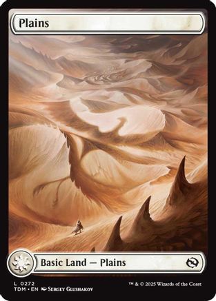 Plains (0272) (TDM-272) - Tarkir: Dragonstorm [Land]