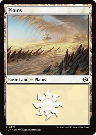 Plains (0278) (TDM-278) - Tarkir: Dragonstorm [Land]