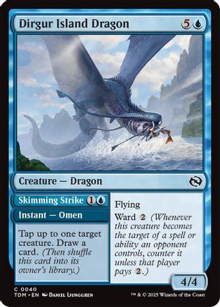 Dirgur Island Dragon (TDM-040) - Tarkir: Dragonstorm [Common]