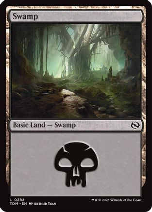 Swamp (0282) (TDM-282) - Tarkir: Dragonstorm [Land]