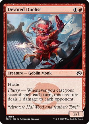 Devoted Duelist (TDM-104) - Tarkir: Dragonstorm [Common]