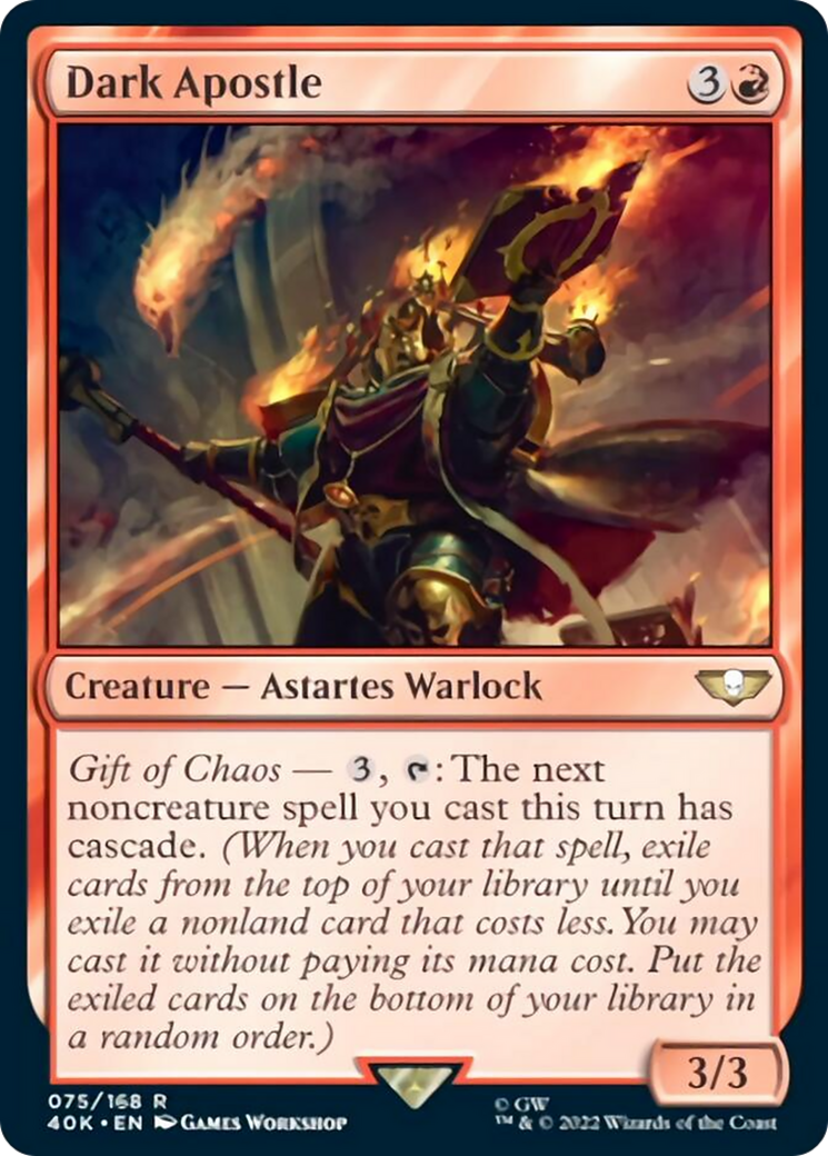 Dark Apostle (40K-075) - Warhammer 40,000 Commander [Rare]