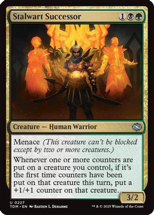 Stalwart Successor (TDM-227) - Tarkir: Dragonstorm Foil [Uncommon]