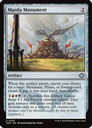 Mardu Monument (TDM-245) - Tarkir: Dragonstorm Foil [Uncommon]