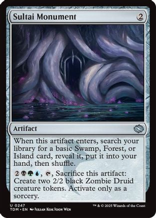 Sultai Monument (TDM-247) - Tarkir: Dragonstorm Foil [Uncommon]