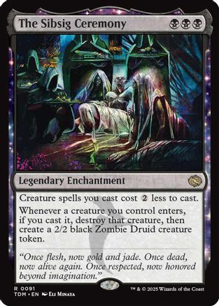 The Sibsig Ceremony (TDM-091) - Tarkir: Dragonstorm [Rare]