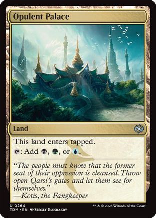Opulent Palace (TDM-264) - Tarkir: Dragonstorm [Uncommon]