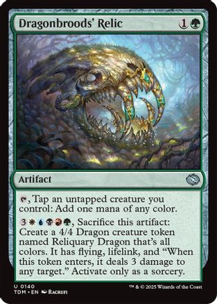 Dragonbrood's Relic (TDM-140) - Tarkir: Dragonstorm [Uncommon]