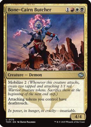 Bone-Cairn Butcher (TDM-173) - Tarkir: Dragonstorm [Uncommon]