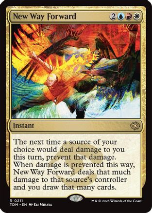 New Way Forward (TDM-211) - Tarkir: Dragonstorm Foil [Rare]