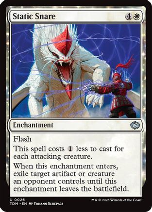 Static Snare (TDM-026) - Tarkir: Dragonstorm Foil [Uncommon]
