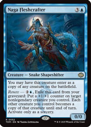 Naga Fleshcrafter (TDM-052) - Tarkir: Dragonstorm [Rare]