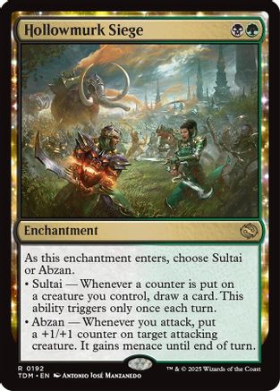 Hollowmurk Siege (TDM-192) - Tarkir: Dragonstorm [Rare]