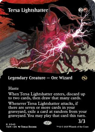 Tersa Lightshatter (Borderless) (TDM-345) - Tarkir: Dragonstorm [Rare]