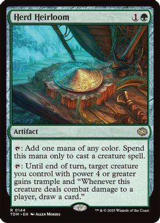 Herd Heirloom (TDM-144) - Tarkir: Dragonstorm [Rare]