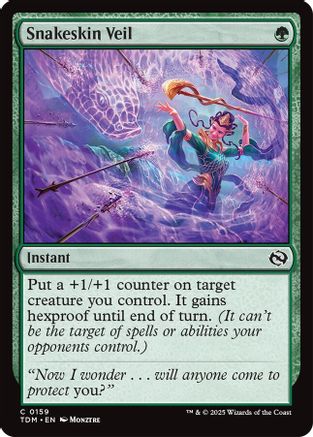 Snakeskin Veil (TDM-159) - Tarkir: Dragonstorm [Common]