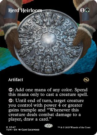 Herd Heirloom (Borderless) (TDM-347) - Tarkir: Dragonstorm [Rare]