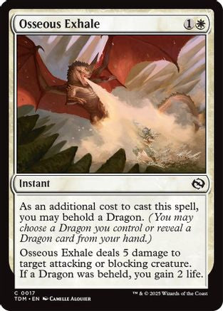Osseous Exhale (TDM-017) - Tarkir: Dragonstorm [Common]