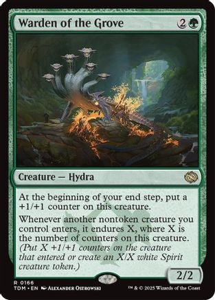 Warden of the Grove (TDM-166) - Tarkir: Dragonstorm [Rare]