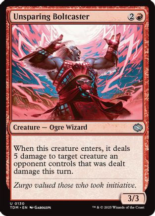 Unsparing Boltcaster (TDM-130) - Tarkir: Dragonstorm [Uncommon]