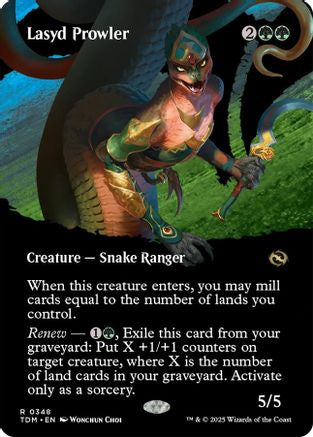 Lasyd Prowler (Borderless) (TDM-348) - Tarkir: Dragonstorm [Rare]