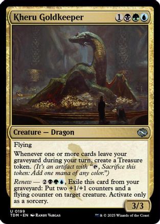 Kheru Goldkeeper (TDM-199) - Tarkir: Dragonstorm Foil [Uncommon]