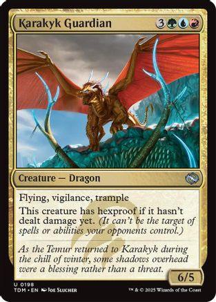 Karakyk Guardian (TDM-198) - Tarkir: Dragonstorm Foil [Uncommon]
