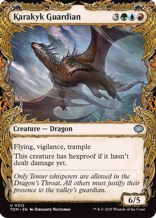 Karakyk Guardian (Showcase) (TDM-312) - Tarkir: Dragonstorm Foil [Uncommon]