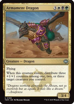 Armament Dragon (TDM-168) - Tarkir: Dragonstorm [Uncommon]