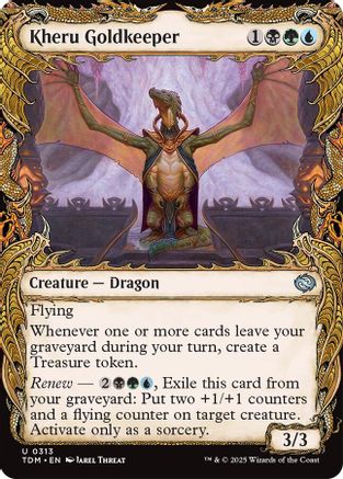 Kheru Goldkeeper (Showcase) (TDM-313) - Tarkir: Dragonstorm [Uncommon]