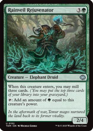 Rainveil Rejuvenator (TDM-152) - Tarkir: Dragonstorm Foil [Uncommon]