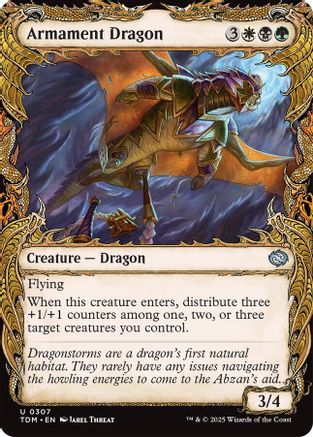 Armament Dragon (Showcase) (TDM-307) - Tarkir: Dragonstorm [Uncommon]