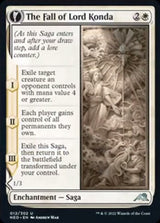 The Fall of Lord Konda // Fragment of Konda (NEO-012) - Kamigawa: Neon Dynasty: (fandfc) [Uncommon]