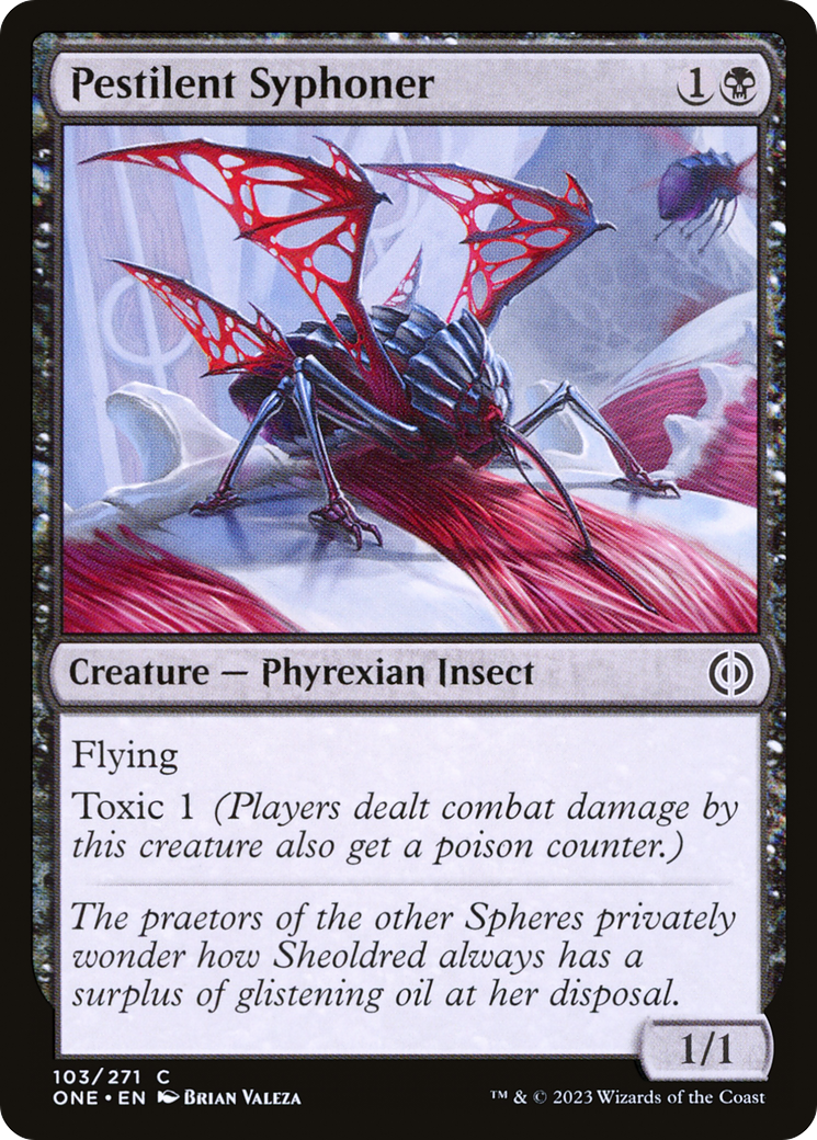 Pestilent Syphoner (ONE-103) - Phyrexia: All Will Be One [Common]