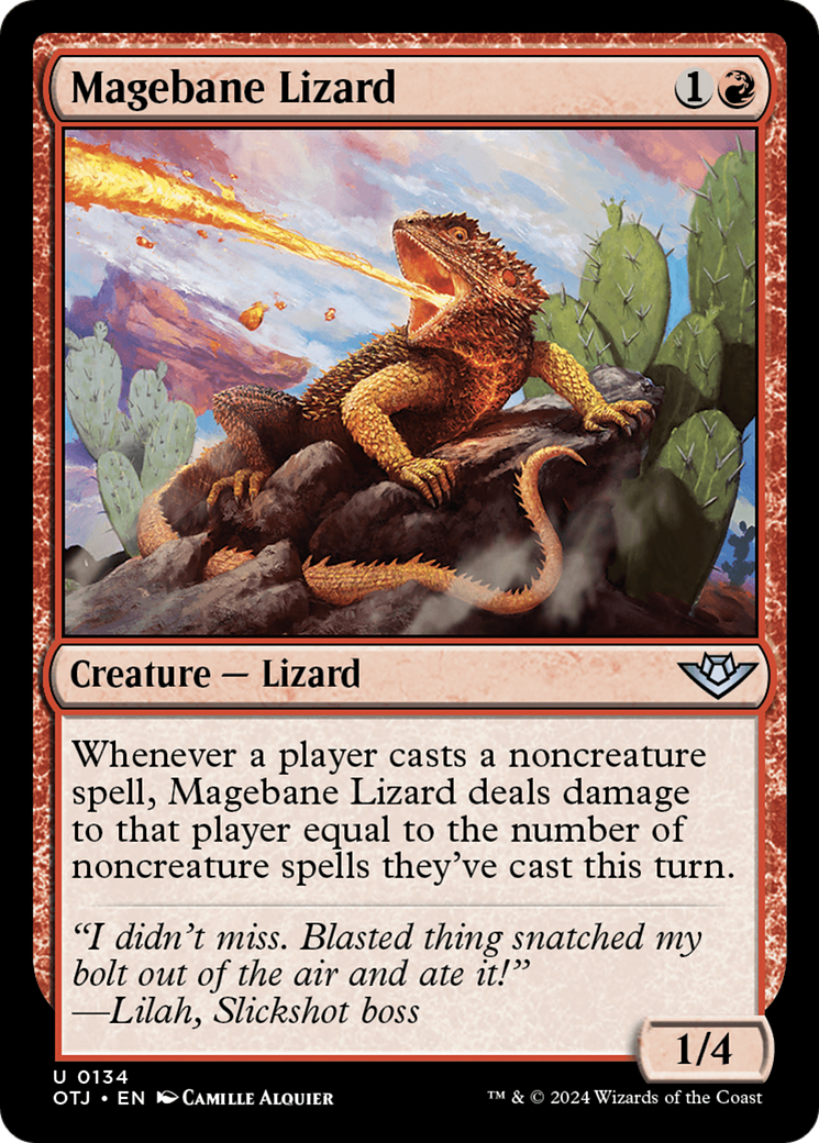 Magebane Lizard (OTJ-134) - Outlaws of Thunder Junction [Uncommon]