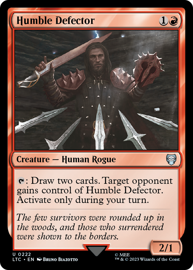 Humble Defector (LTC-222) - Tales of Middle-earth Commander [Uncommon]