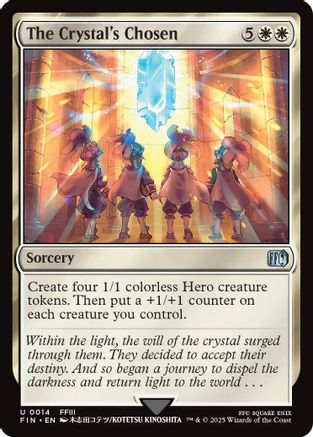 The Crystal's Chosen (FIN-014) - FINAL FANTASY [Uncommon]