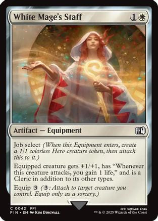 White Mage's Staff (FIN-042) - FINAL FANTASY [Uncommon]