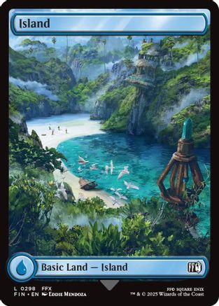 Island (0298) (FIN-298) - FINAL FANTASY Foil [Land]