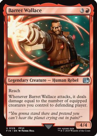Barret Wallace (FIC-129) - FINAL FANTASY [Uncommon]