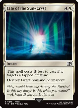 Fate of the Sun-Cryst (FIN-019) - FINAL FANTASY [Common]