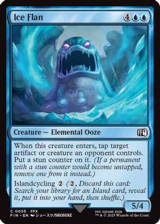 Ice Flan (FIN-055) - FINAL FANTASY [Common]