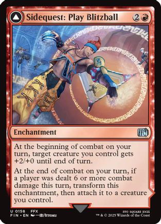 Sidequest: Play Blitzball (FIN-158) - FINAL FANTASY [Uncommon]