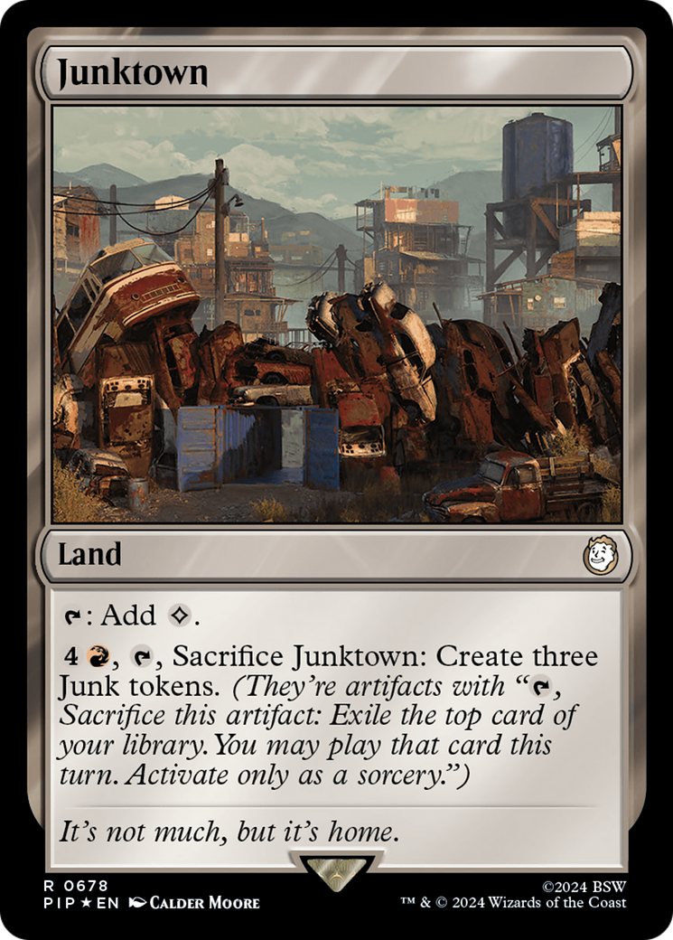 Junktown (PIP-678) - Fallout Foil [Rare]