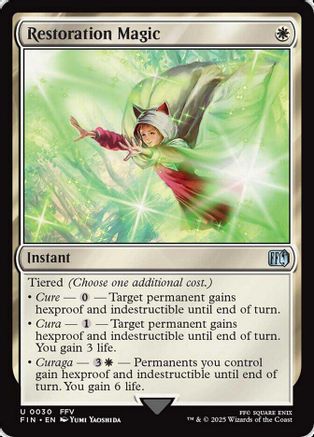 Restoration Magic (FIN-030) - FINAL FANTASY [Uncommon]